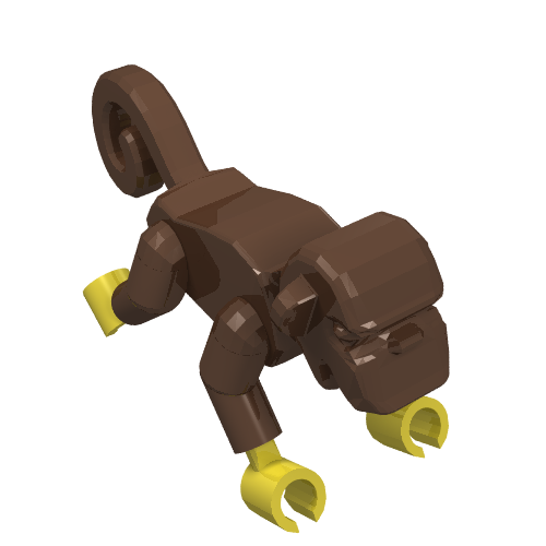 2550c01 - Monkey with Yellow Hands and Feet