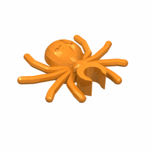 30238 - Spider with Round Abdomen and Clip