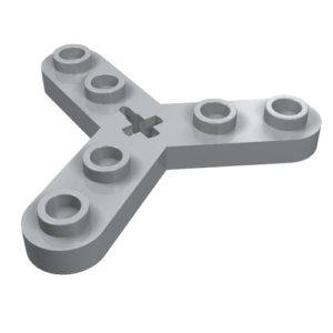 32125 - Technic, Plate Rotor 3 Blade with Smooth Ends and 6 Studs (Propeller)