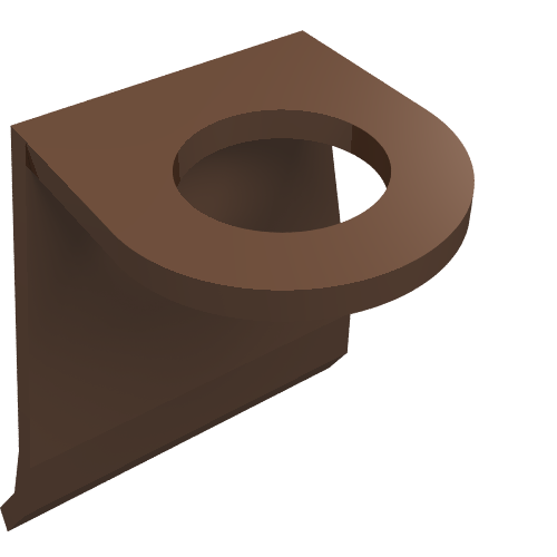 4524 - Minifigure Cape Plastic