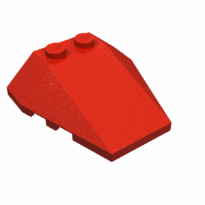 48933 - Wedge 4 x 4 Triple with Stud Notches