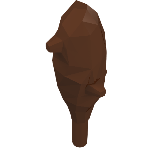 88001 - Minifigure, Weapon Club with Spikes - Small