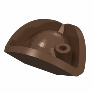 2544 - Minifigure, Headgear Hat, Pirate Tricorne / Triangle