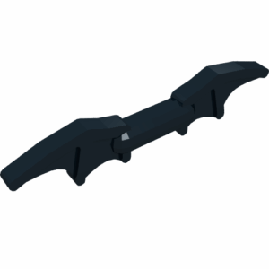 98721 - Minifigure, Weapon Batman Batarang (2 Bat Wings with Bar in Middle)