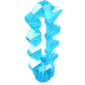 13549 - Minifigure, Weapon Sword, Double Blade Serrated with Bar Holder