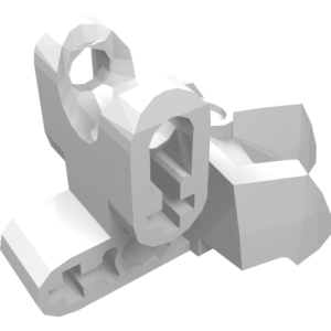 15976 - Hero Factory Foot with Three Short Claws and Ball Joint Socket