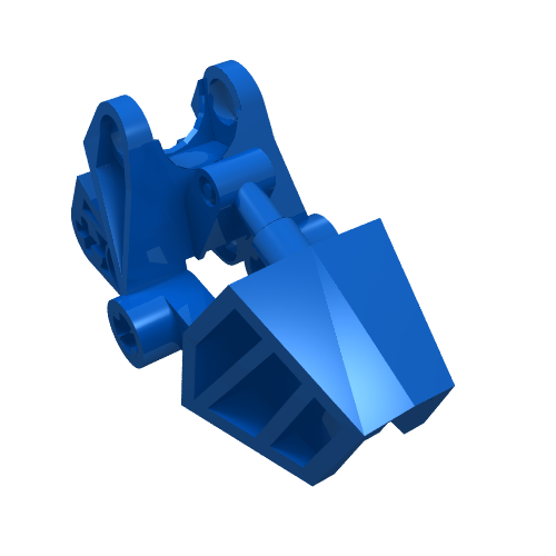 32475 - Bionicle Foot with Ball Joint Socket 3 x 6 x 2 1/3, Rounded Tops