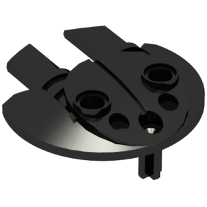 41663 - Bionicle Weapon 5 x 5 Shield with Dual Round Prongs