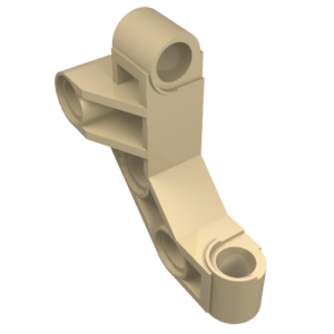 44137 - Bionicle Matoran Back, Liftarm 4 x 4 x 2