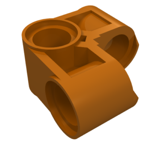 44809 - Technic, Pin Connector Perpendicular 2 x 2 Bent