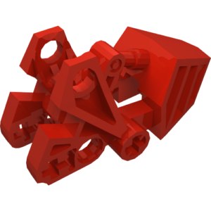 62386 - Bionicle Foot with Ball Joint Socket 3 x 6 x 2 1/3, Squared Tops