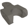 67695 - Technic, Axle Connector 2 x 3 with Ball Joint Socket - Closed Sides, Straight Forks with Closed Axle Holes