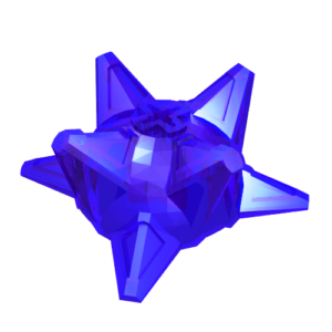 98578 - Hero Factory Weapon, Spiked Ball Half with Axle Hole