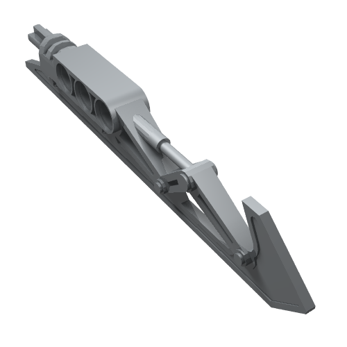 44032 - Bionicle Weapon Ice Skate / Ice Blade Half