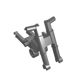 50859b - Motorcycle Chassis, Long Fairing Mounts and Foot Pegs