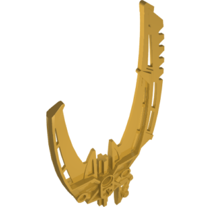64299 - Bionicle Weapon Double Curved Blade (Mata Nui Scarab Shield Half)