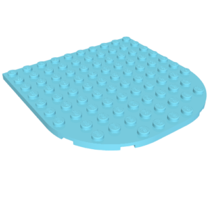 80031 - Plate, Round 10 x 10 Rounded End