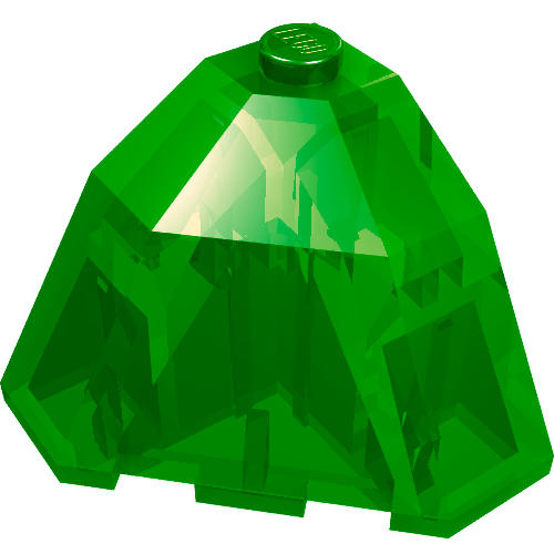 2463 - Brick, Modified Facet 3 x 3 x 2 Top