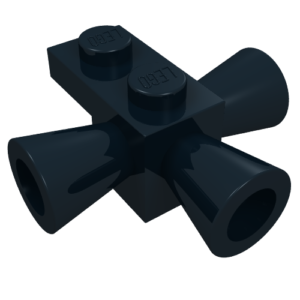 3963 - Brick, Modified 1 x 1 with 3 Loudspeakers / Space Positioning Rockets