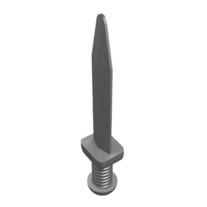 95673 - Minifigure, Weapon Sword, Roman Gladius with Thin Crossguard