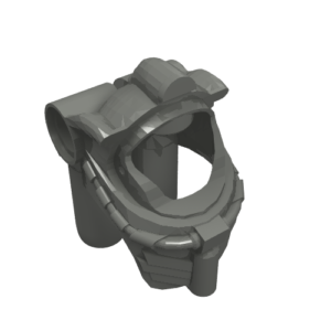 87754 - Minifigure, Headgear Helmet Underwater / Space with Air Tanks