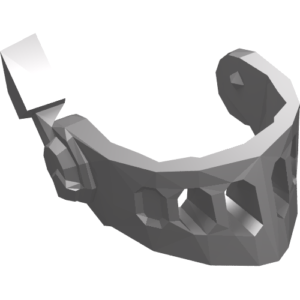 22394 - Minifigure, Visor Pointed with Face Grille and Antenna