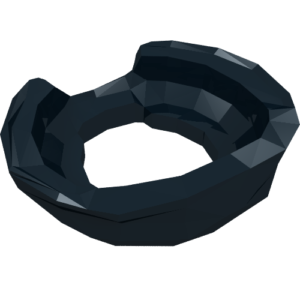 24504 - Minifigure Ninja Face Scarf with Notch in Back