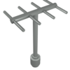 3144 - Antenna with Side Spokes