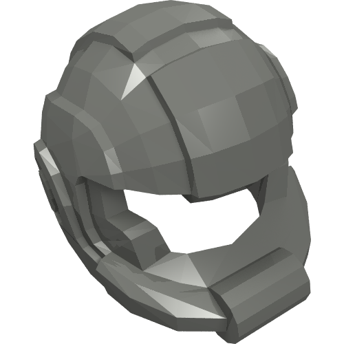99254 - Minifigure, Headgear Helmet Space with Open Visor Large