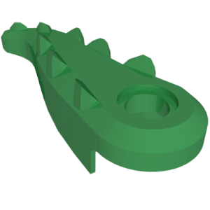18906 - Alligator / Crocodile Tail with Hole
