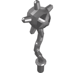 59232 - Minifigure, Weapon Spiked Flail / Mace